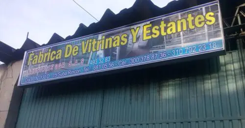 FABRICA DE VITRINAS Y ESTANTES FABRICA DE VITRINAS Y ESTANTES